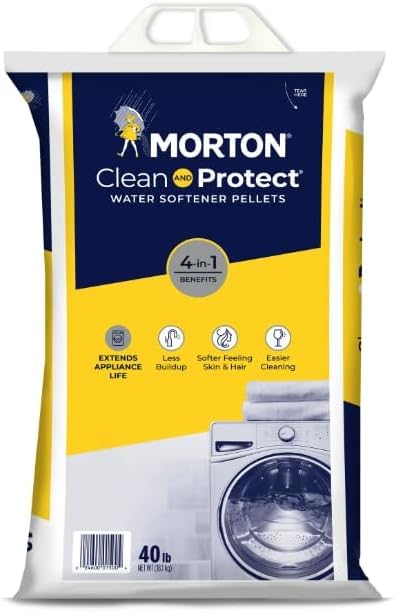 Water Softener Salt Pellets, 40 LB Bag (2) G499