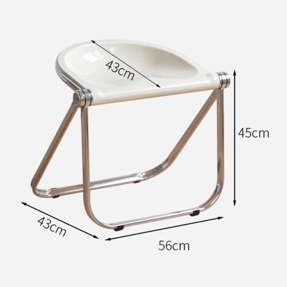 Clear Portable Folding Stool N5287