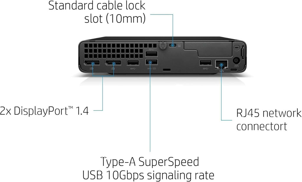 Mini Desktop PC, Intel Core i5-10500T, 16GB RAM, 256GB SSD G192