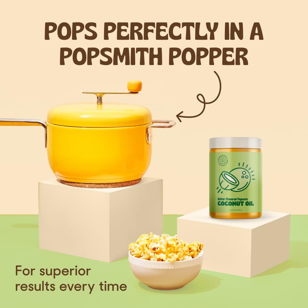 Butter Flavored Coconut Oil Popcorn Popping Oil 30oz P949952