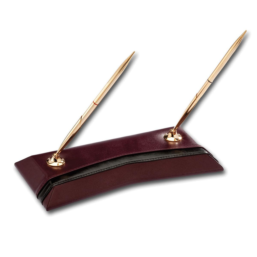 Burgundy Leather 8-Piece Desk Set M141844