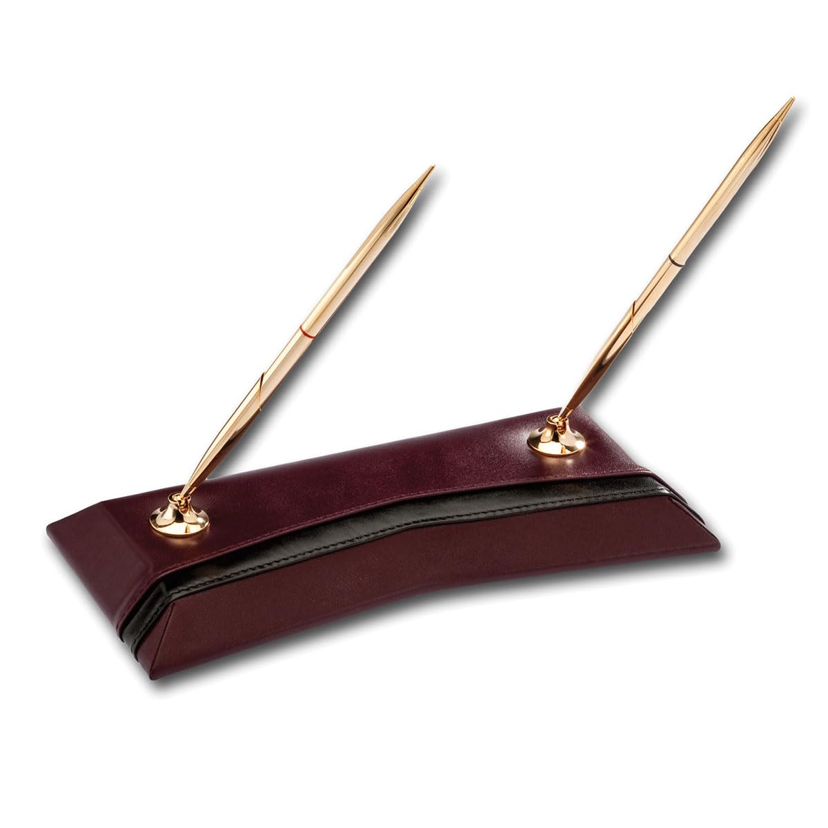 Burgundy Leather 8-Piece Desk Set M141844