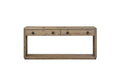 Oak Console Table with Drawers and Storage J4448