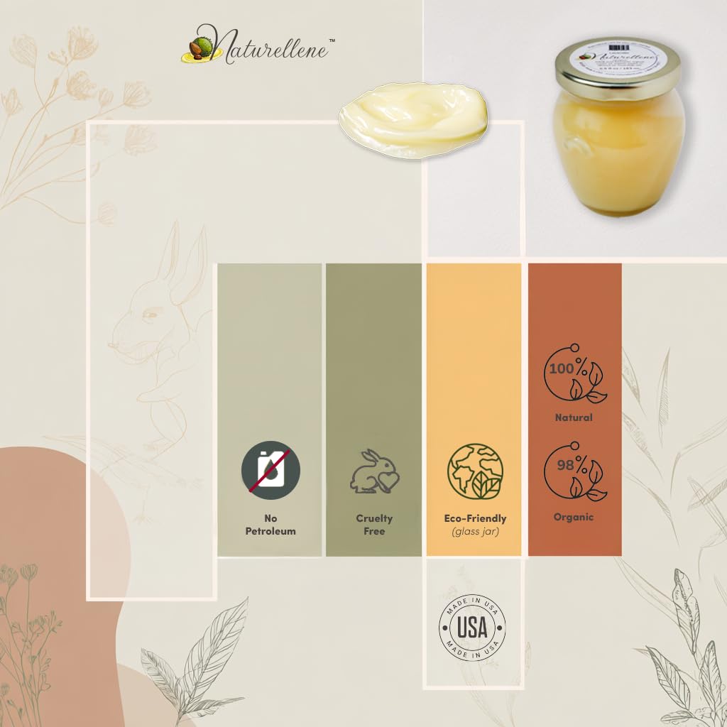 Travel Size Unscented Natural Lotion Body Moisturizer Face Cream Castor & Jojoba Oil 1 oz X695937