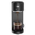 Single Serve Coffee Maker for K Cup and Ground Coffee, 6oz-14oz, Matte Black Q807761