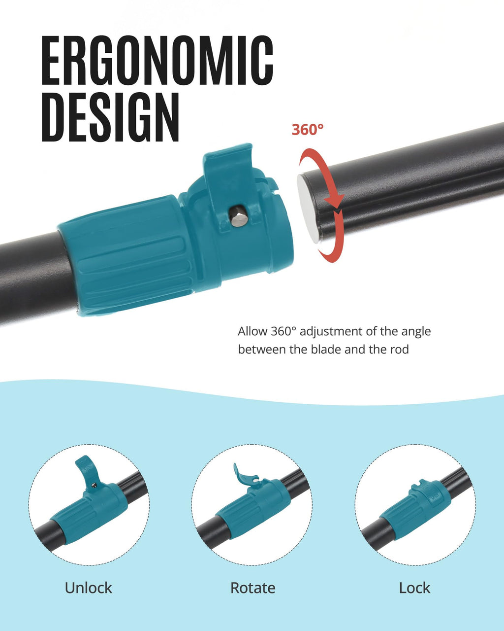 Adjustable SUP Paddle with Fiber Blade T87729
