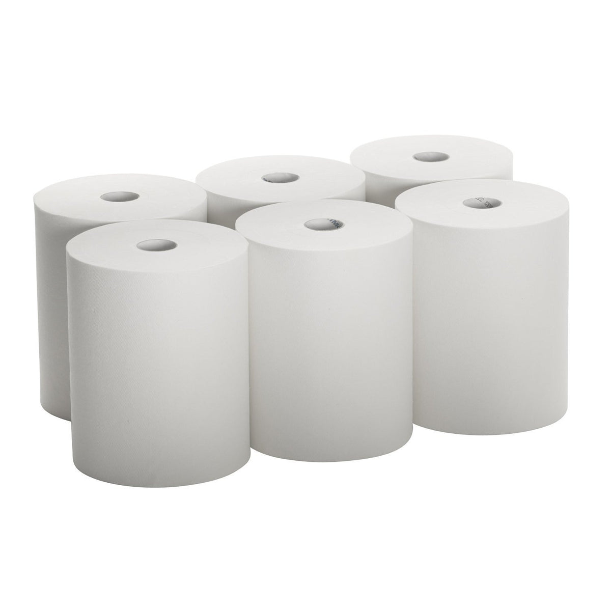 White 10" Towel Rolls, 6 Rolls C600117