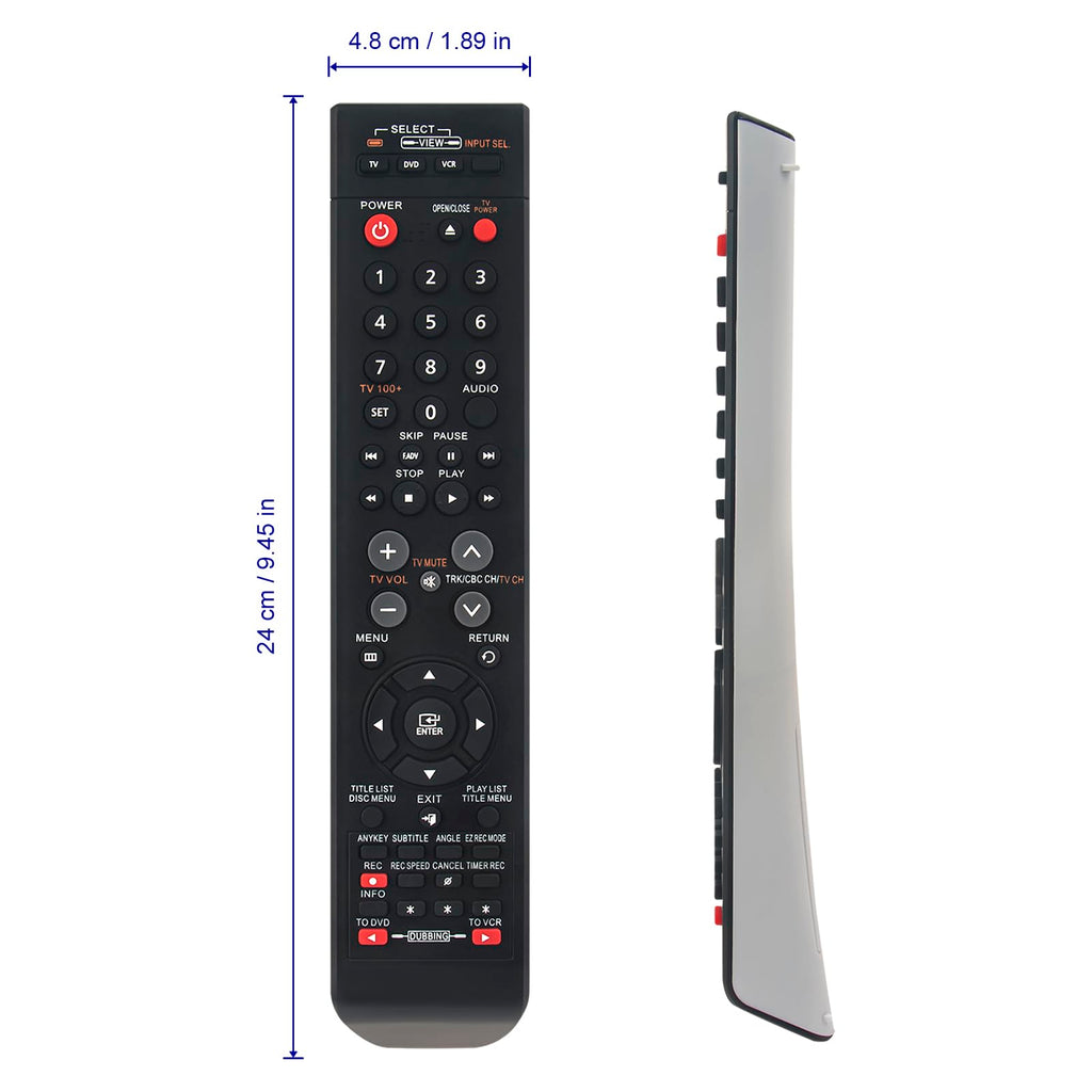 Remote Control Replace for Samsung CD HDTV DVD VCR Combo Recorder O2300