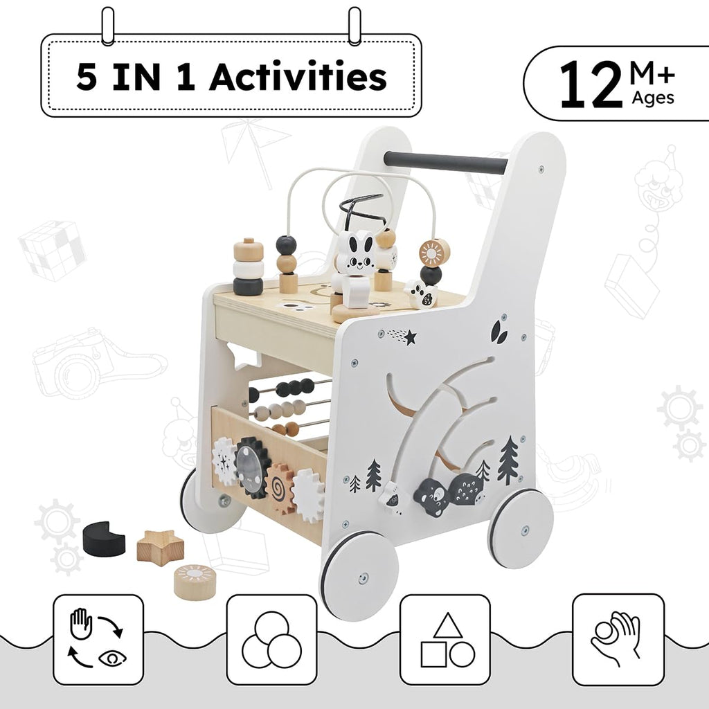 Wooden Baby Walker Activity Cubes L67773