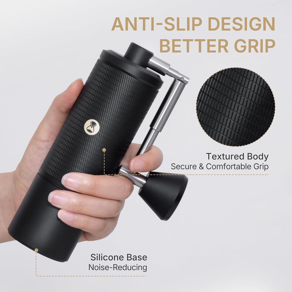 Manual Coffee Grinder with Conical Burr Portable Hand Coffee Grinder D482082