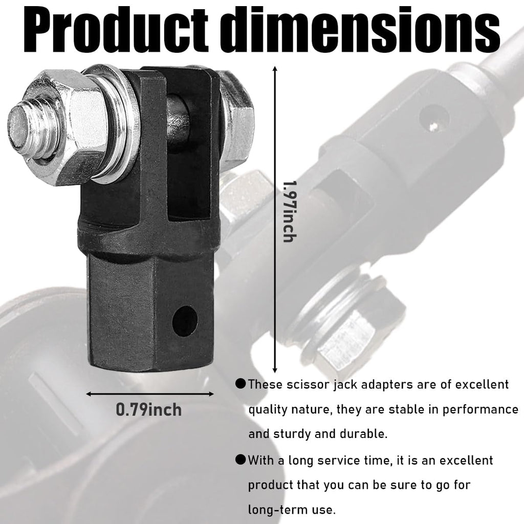 Scissor Jack Adapter for 1/2" Impact Wrench F13335