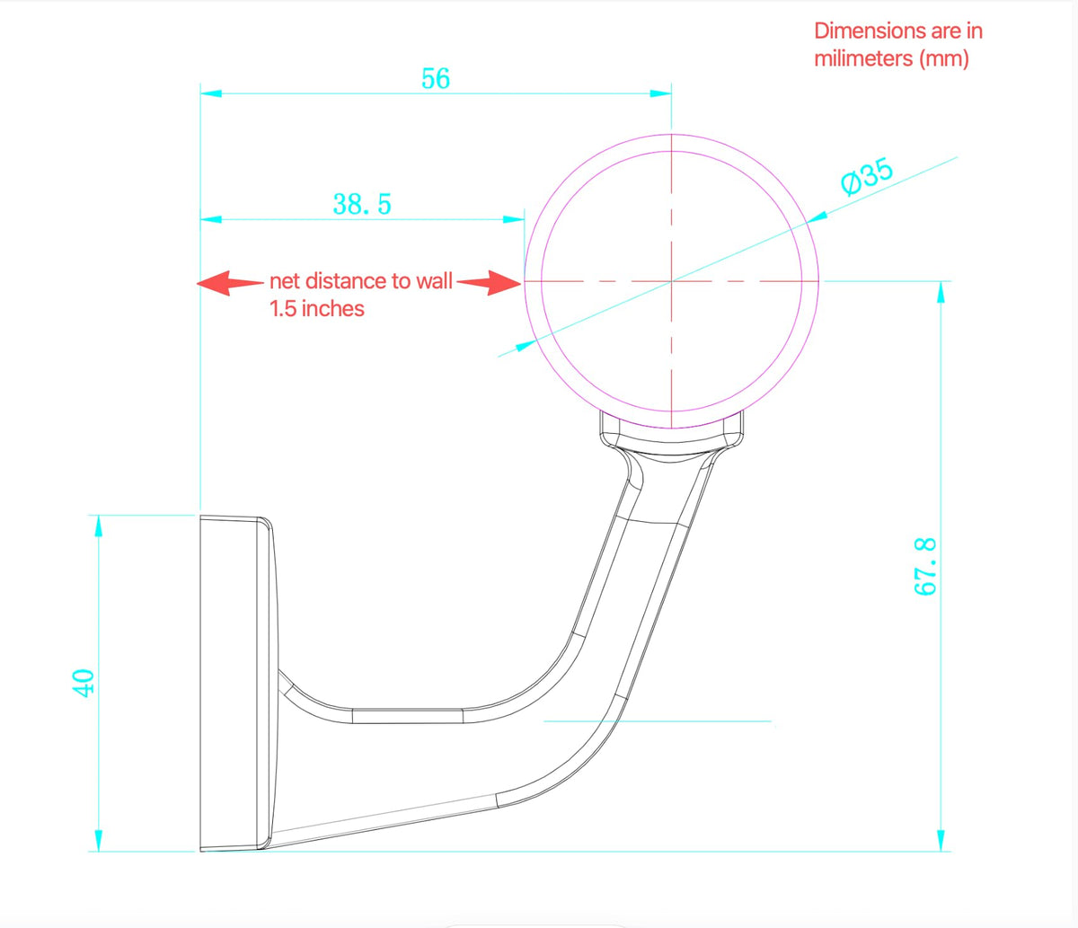 7 FT Matte Black Aluminum Handrail Set K478