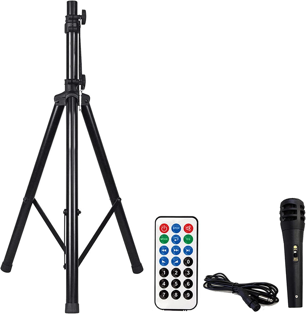 15" 2-Way Powered Bluetooth Karaoke Speaker with Speaker Stand R2505