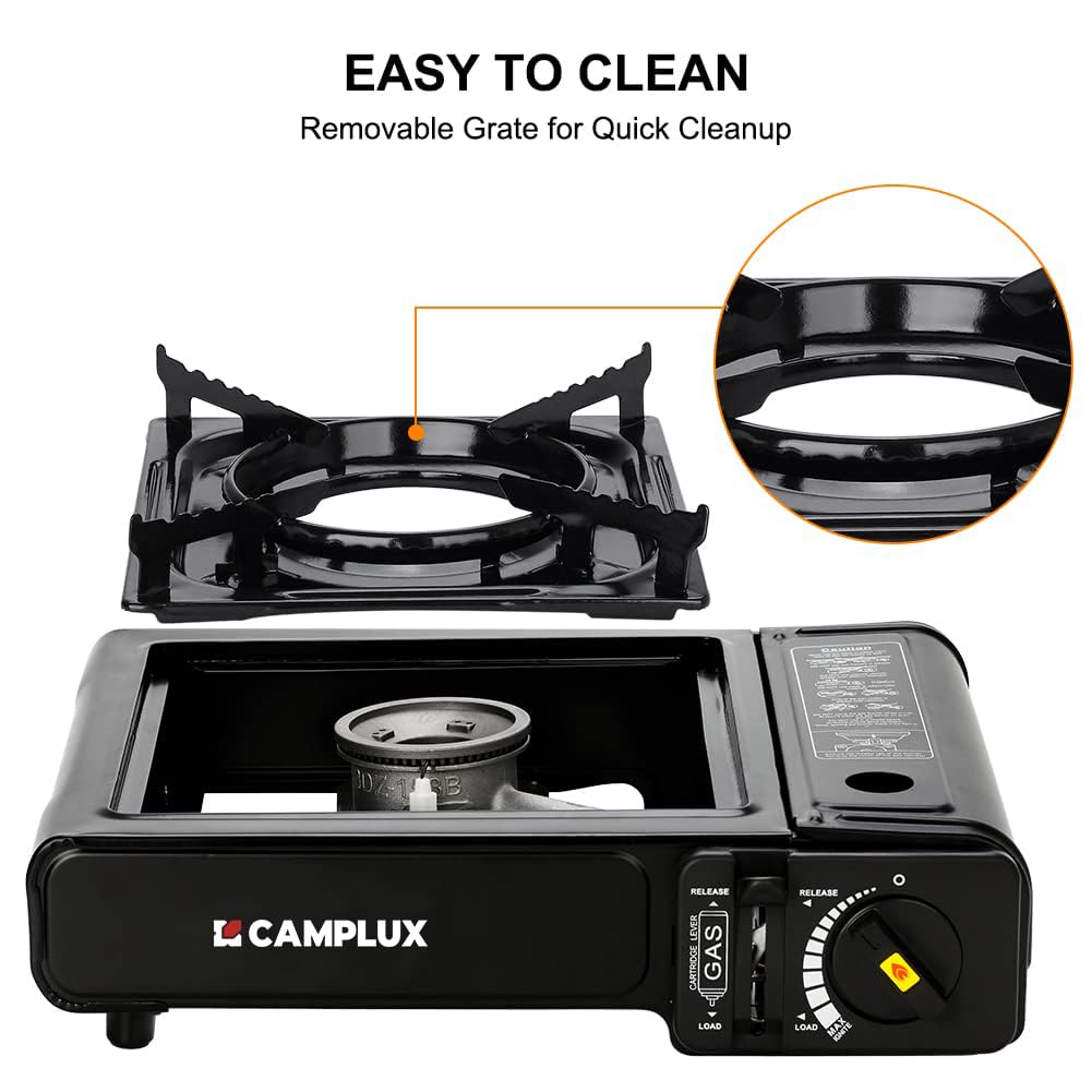 Portable Dual Fuel Propane & Butane Camping Stove with Carrying Case Z7006