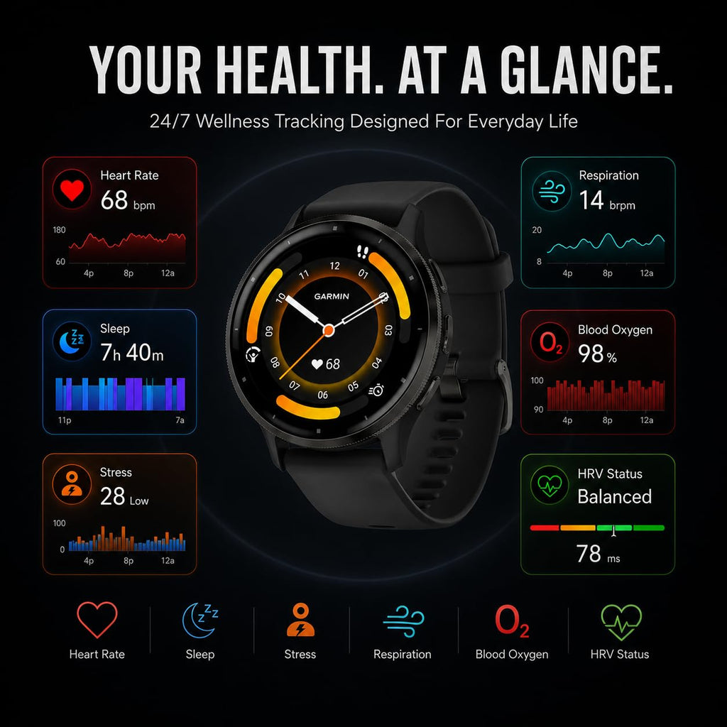 Black 45mm GPS Smartwatch R8905