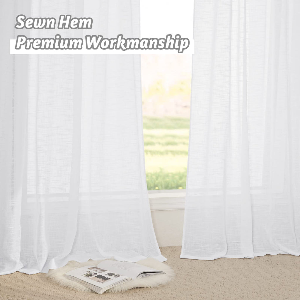 Extra Wide Sheer Curtains G5902