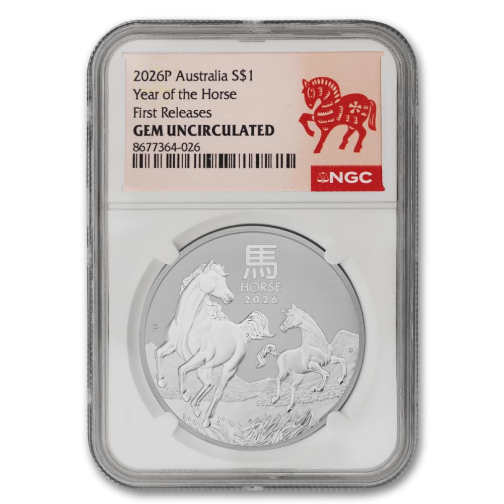 1 oz Australian Silver Lunar Year of the Horse Coin L40683
