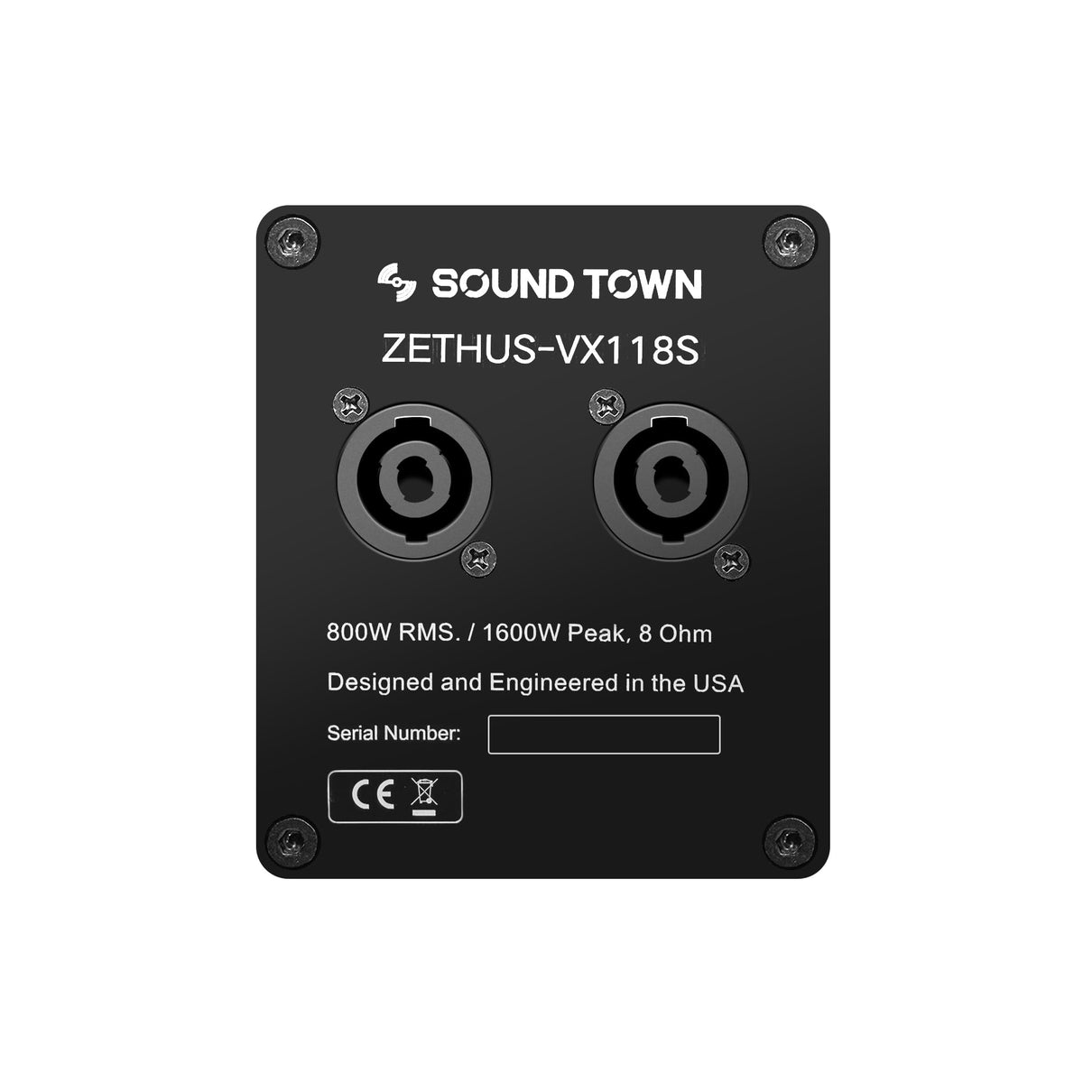 18” 1600W Line Array Subwoofer B252626