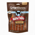 Peanut Butter Pork Flavor Rawhide-Free Dog Chews 6 Twistz C7760