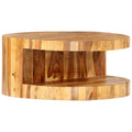 Round Coffee Table with Built-in Storage X429008