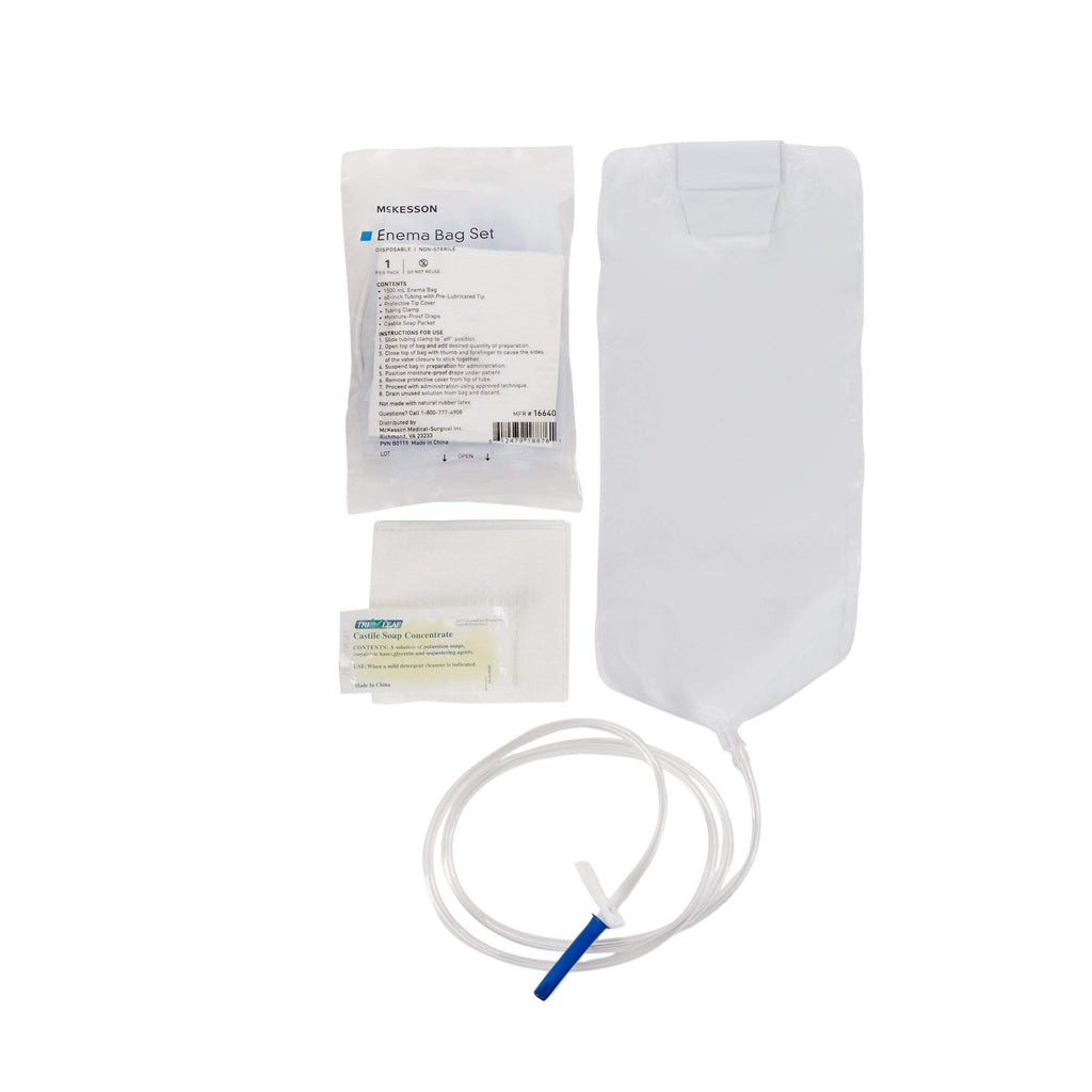 Non-Sterile Single Use Disposable Enema Bag Set 50 Count D14207