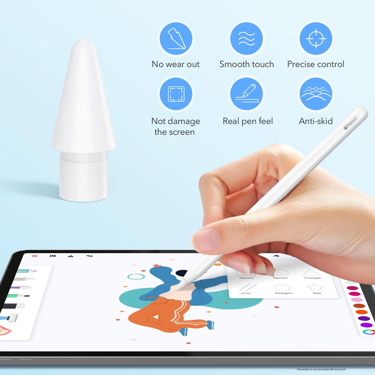 Replacement Tips for Apple Pencil 12 Pack O582