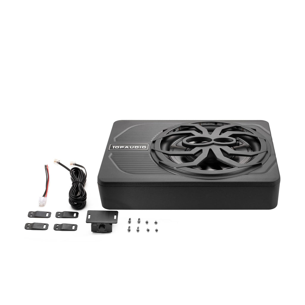 10" Inch Low Profile Underseat Car Subwoofer with Built in Amplifier E273027