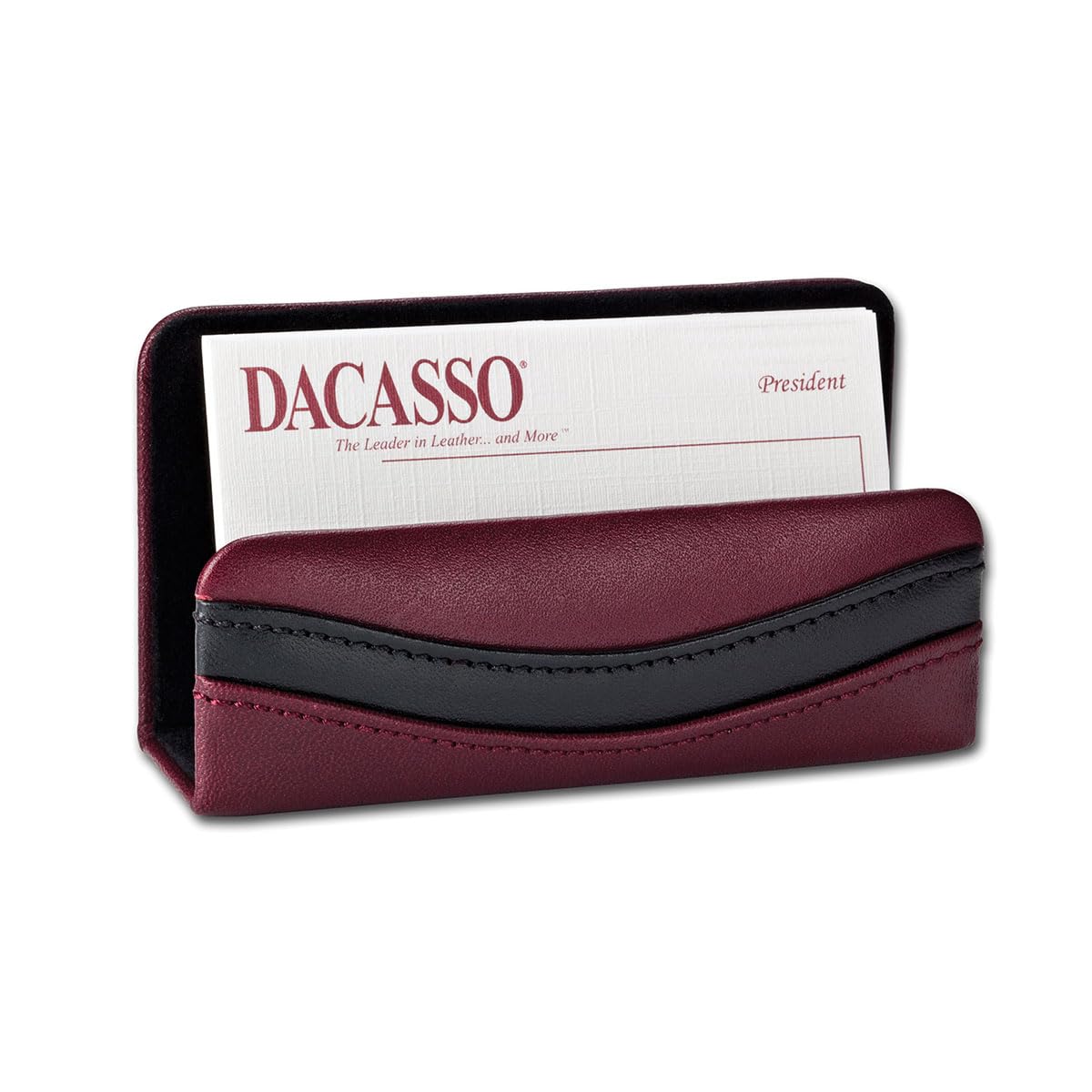 Burgundy Leather 8-Piece Desk Set M141844