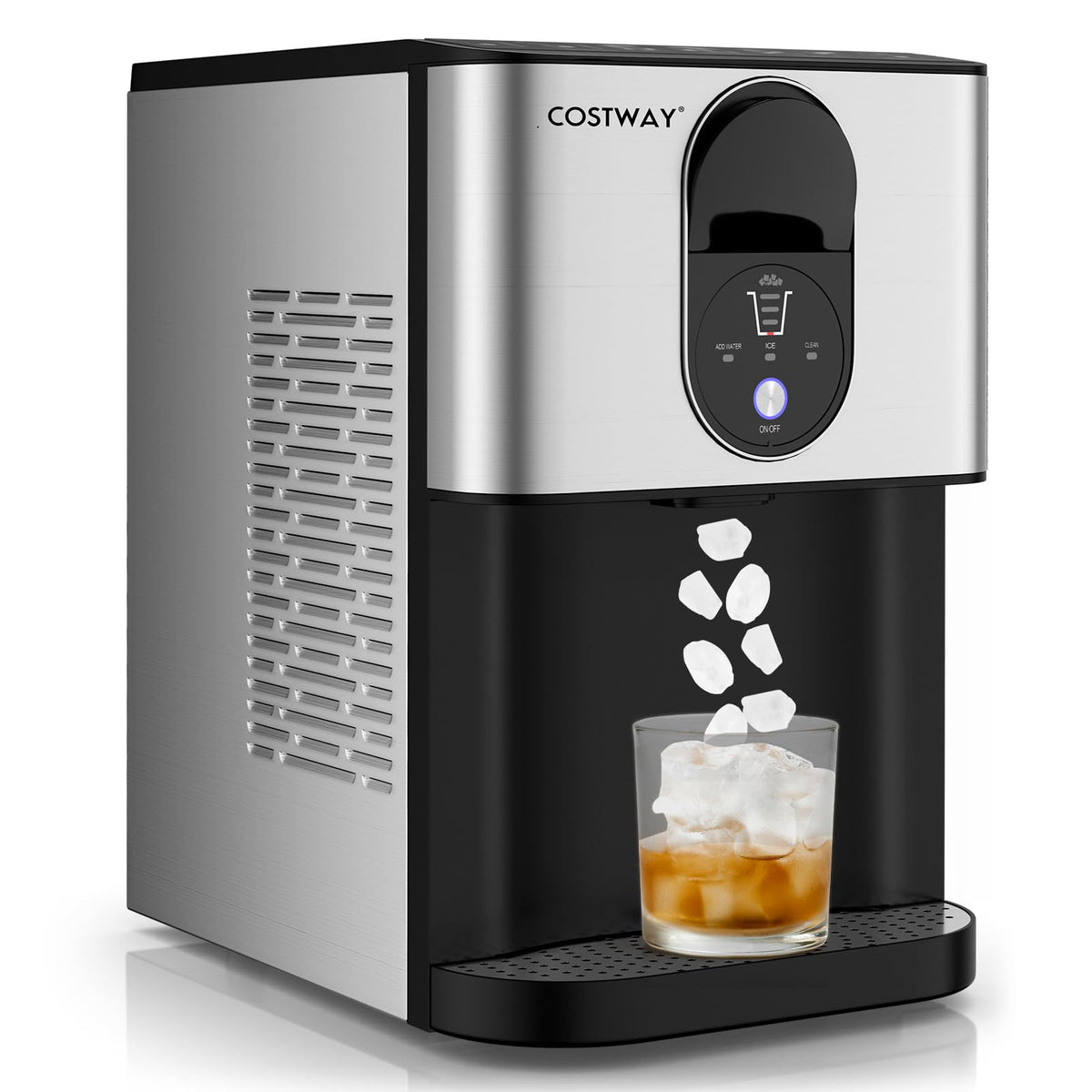 Self Dispensing Nugget Ice Maker Countertop 56Lbs/24H L5498