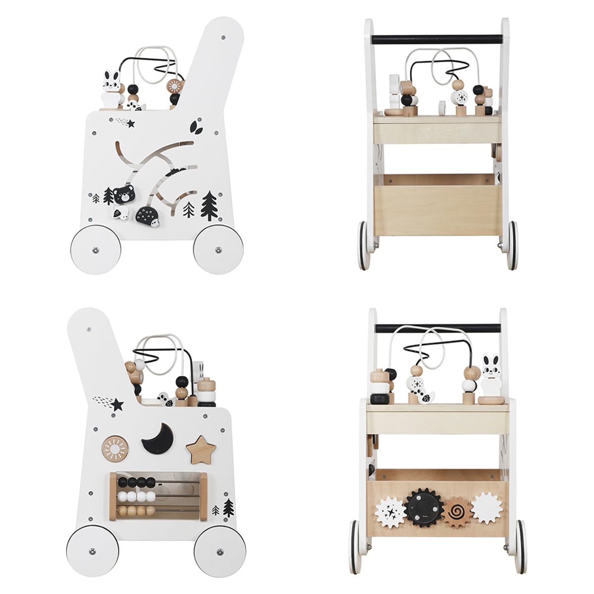 Wooden Baby Walker Activity Cubes L67773