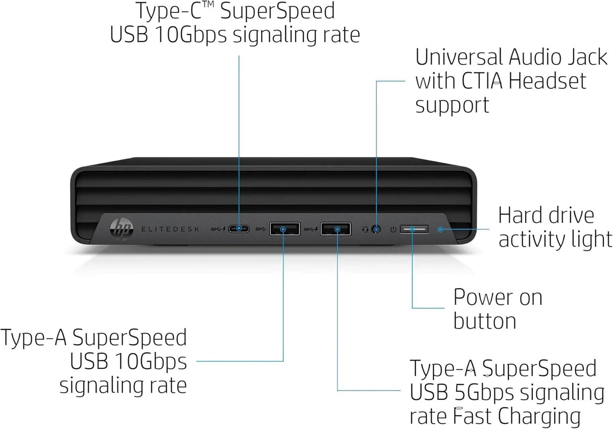 Mini Desktop PC, Intel Core i5-10500T, 16GB RAM, 256GB SSD G192