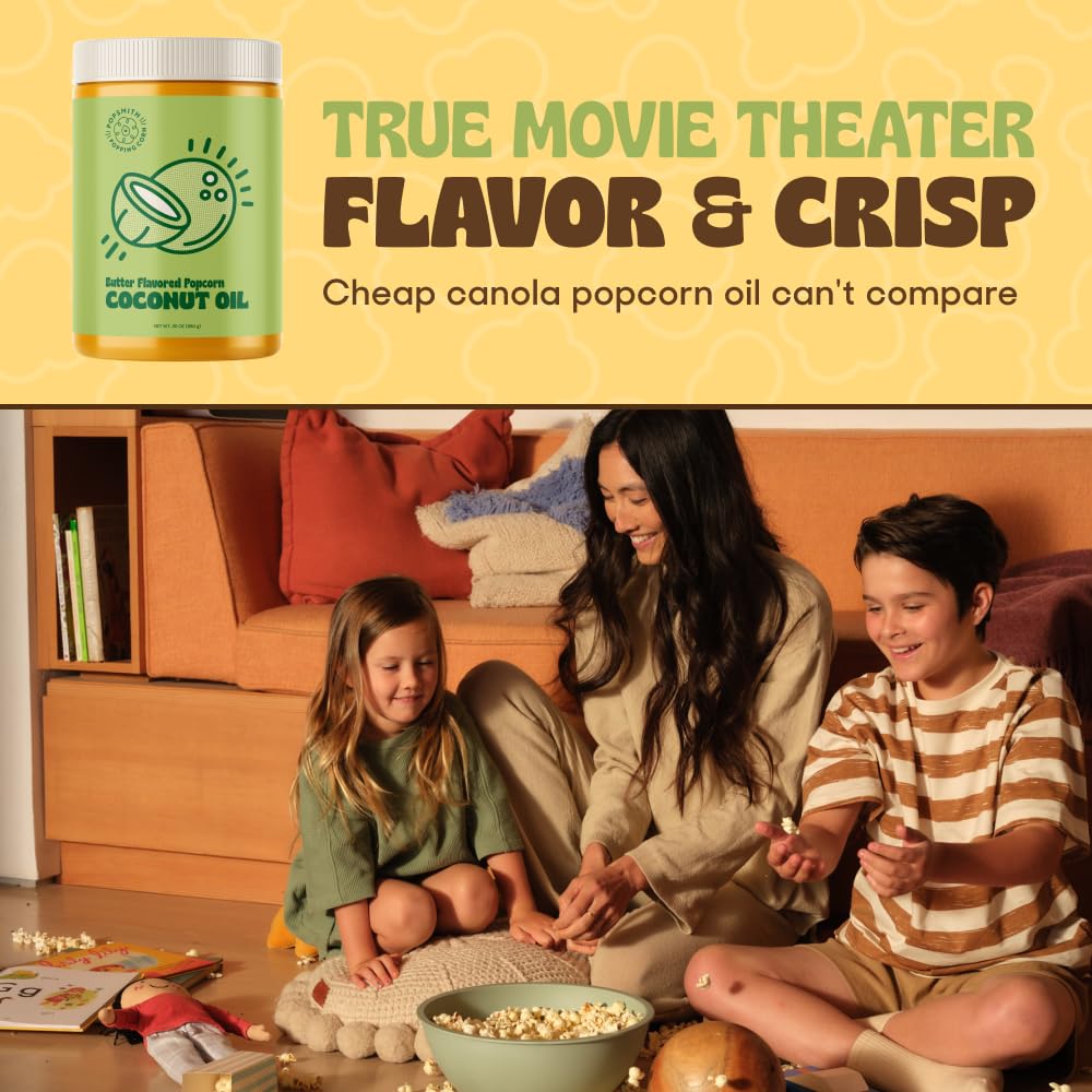Butter Flavored Coconut Oil Popcorn Popping Oil 30oz P949952