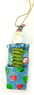 Blue Plastic Hanging Ornament W35642