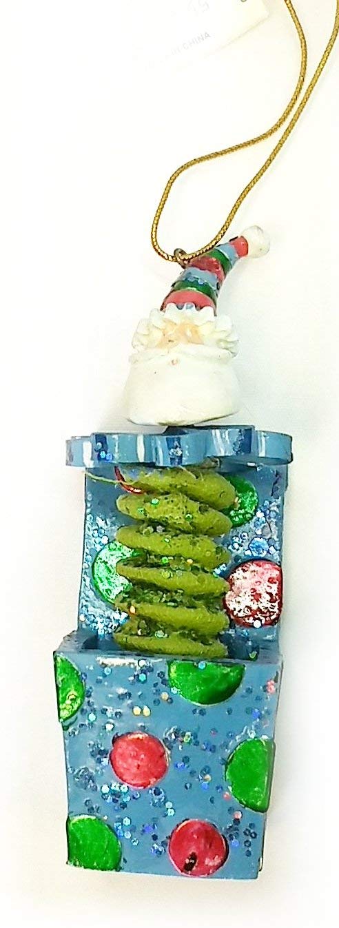Blue Plastic Hanging Ornament W35642