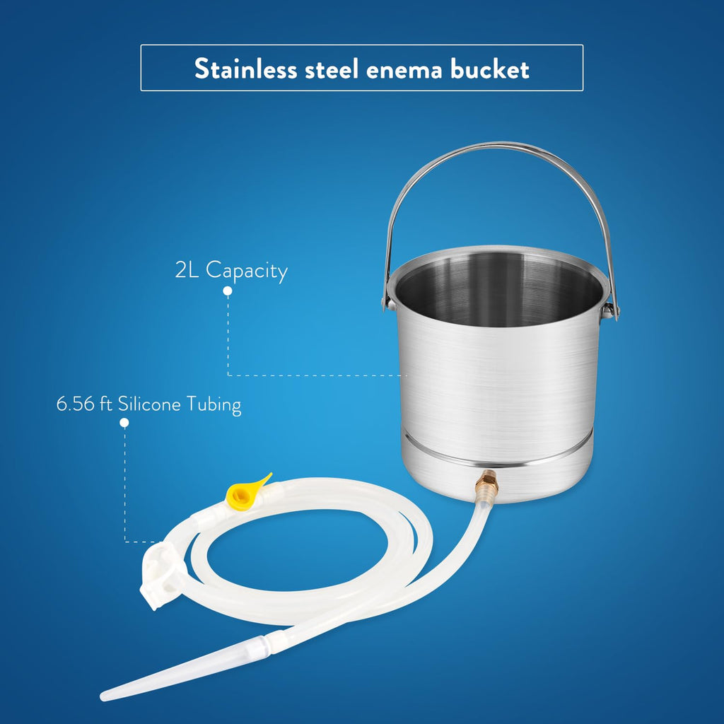 Coffee Enema Bucket Kit Stainless Steel 1.8 Quart S382028