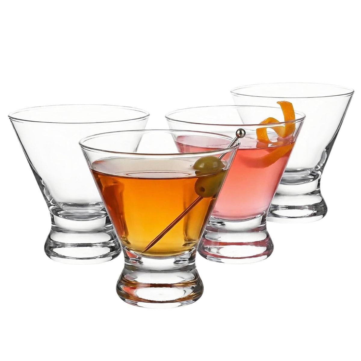 Stemless Martini Glasses Set of 4 M869878