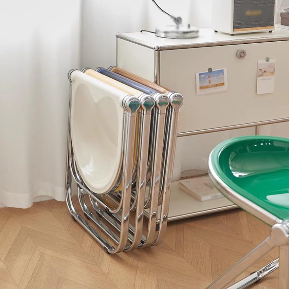 Clear Portable Folding Stool N5287