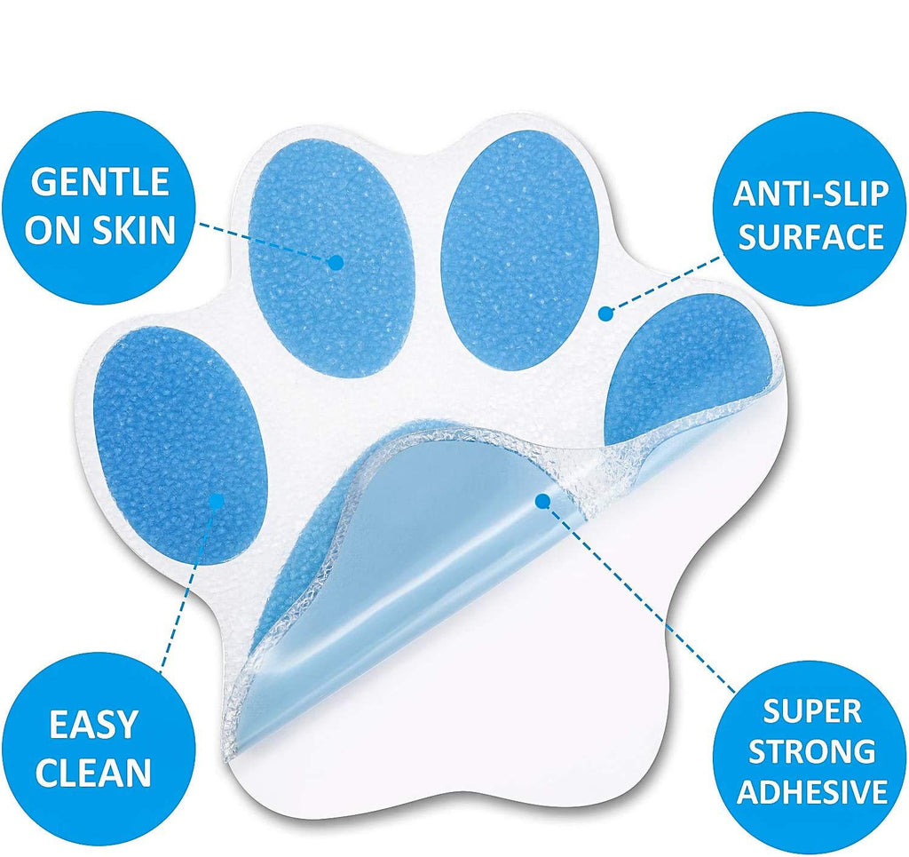 12 Pcs Non-Slip Bathtub Stickers Blue P49231