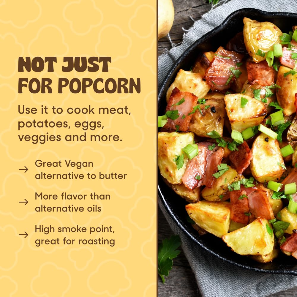 Butter Flavored Coconut Oil Popcorn Popping Oil 30oz P949952