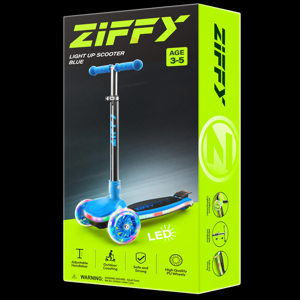 Light-Up 3 Wheel Kids Scooter with LED Lights Q88229