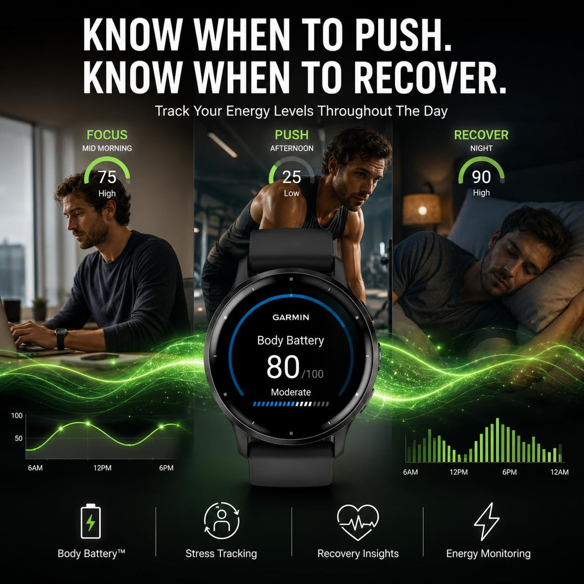 Black 45mm GPS Smartwatch R8905