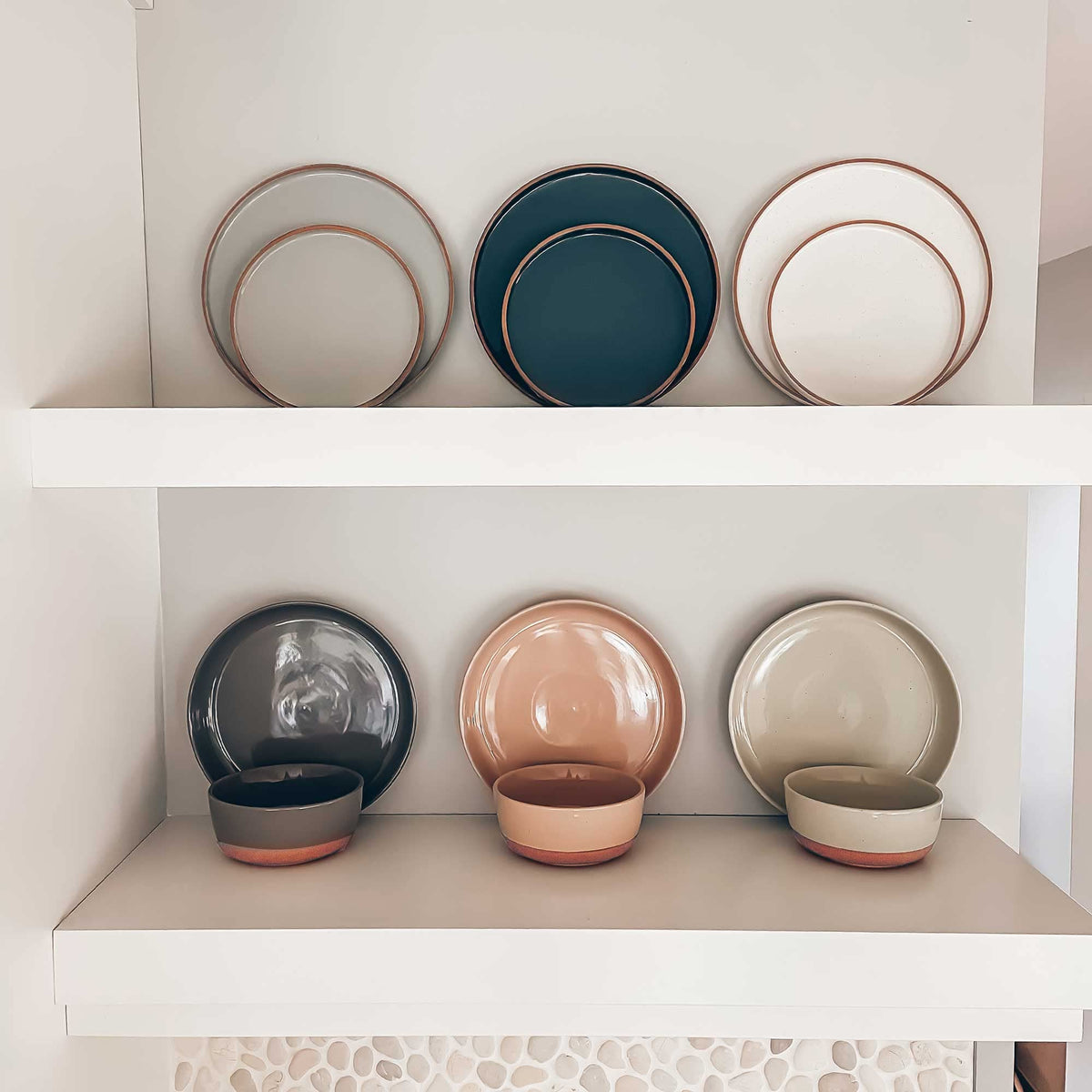 Ceramic Pasta Bowl Set of 4-35oz Microwave Safe S589