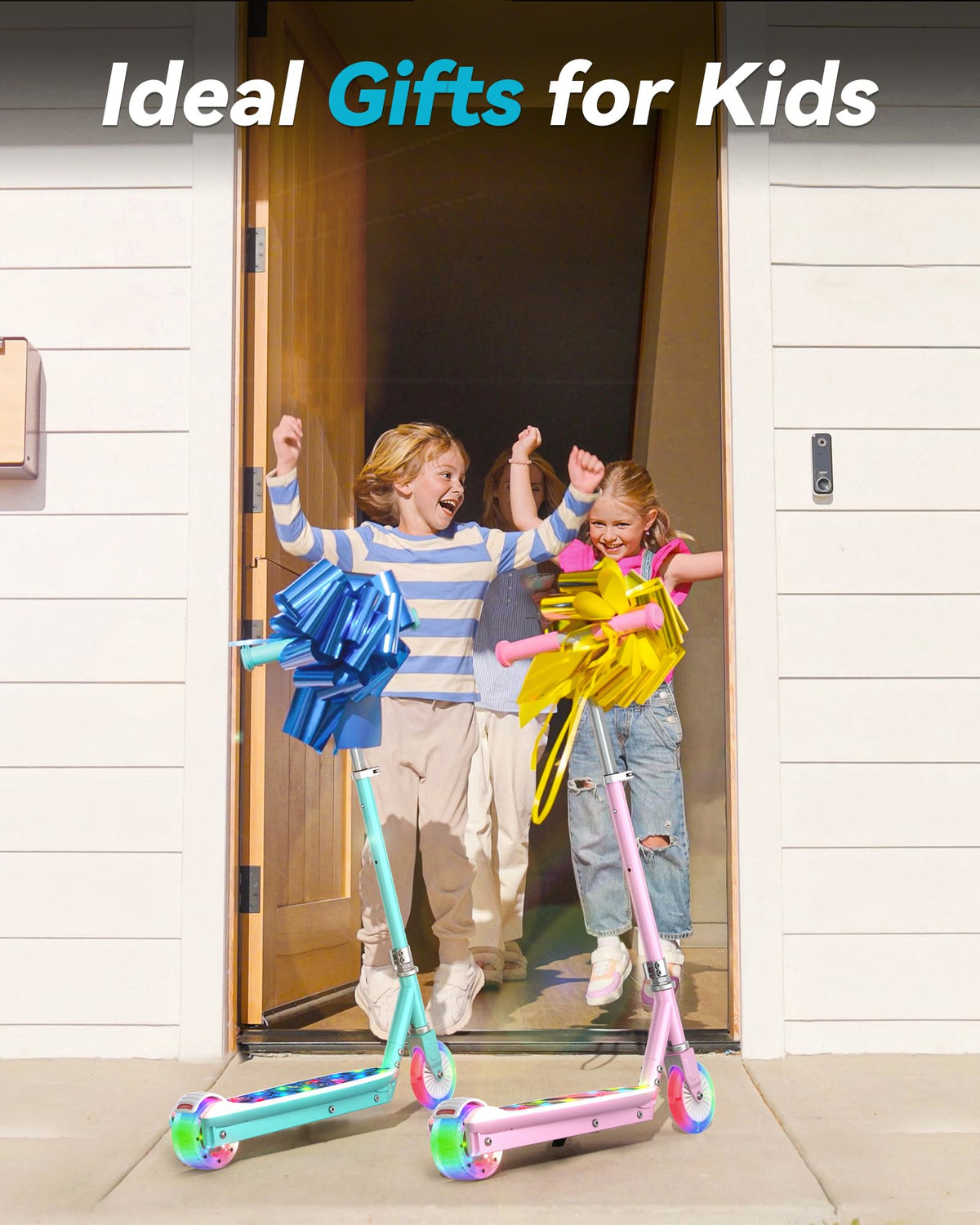 Electric Scooter for Kids, 5 MPH, LED Light-Up Wheels, Ages 3-8 Z1880
