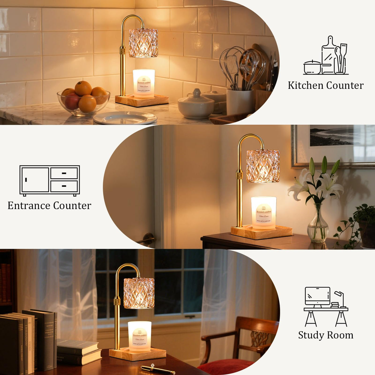 Candle Warmer Lamp with Timer M419