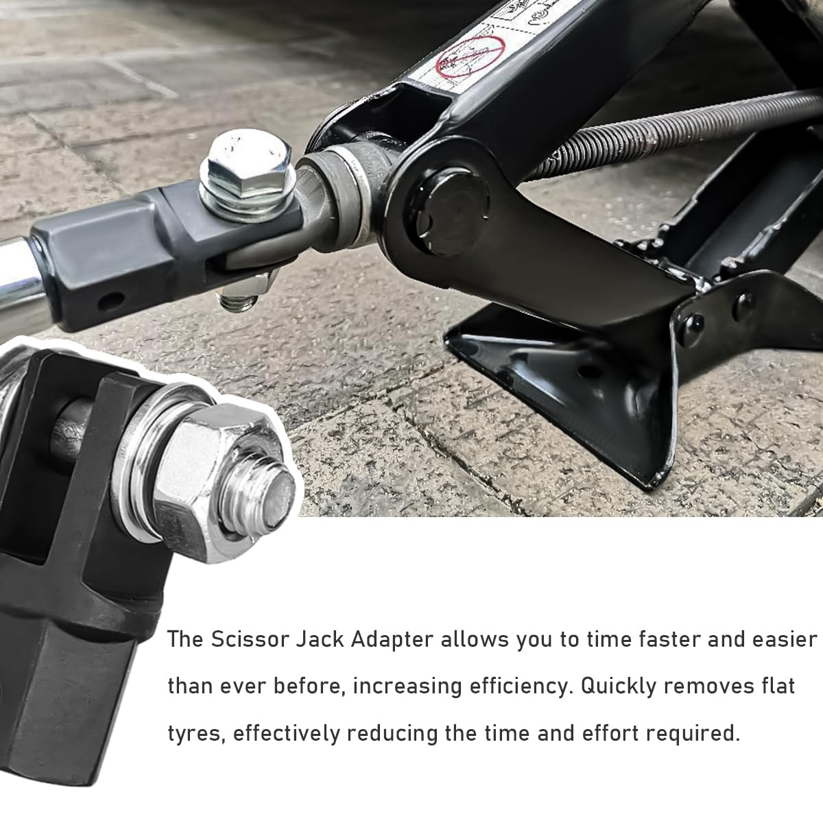 Scissor Jack Adapter for 1/2" Impact Wrench F13335