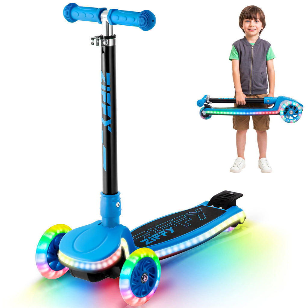 Light-Up 3 Wheel Kids Scooter with LED Lights Q88229