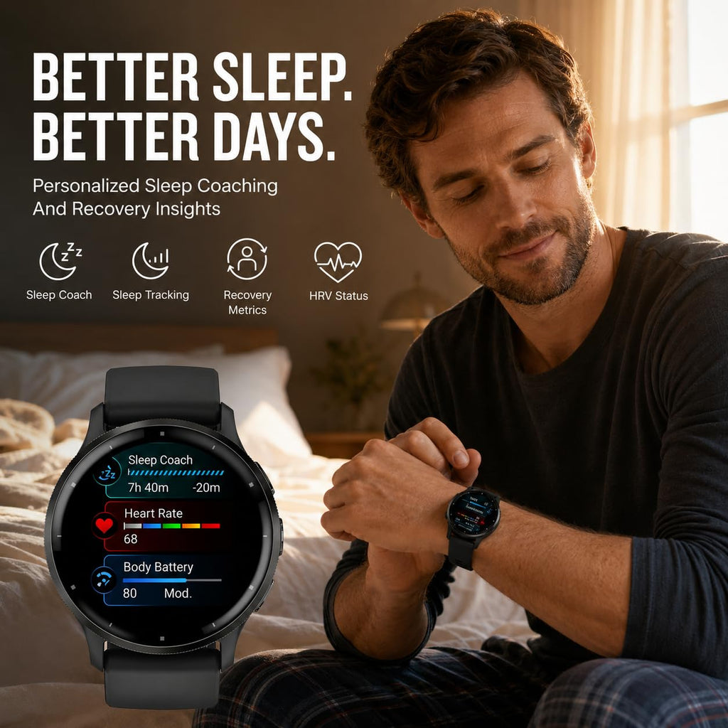 Black 45mm GPS Smartwatch R8905