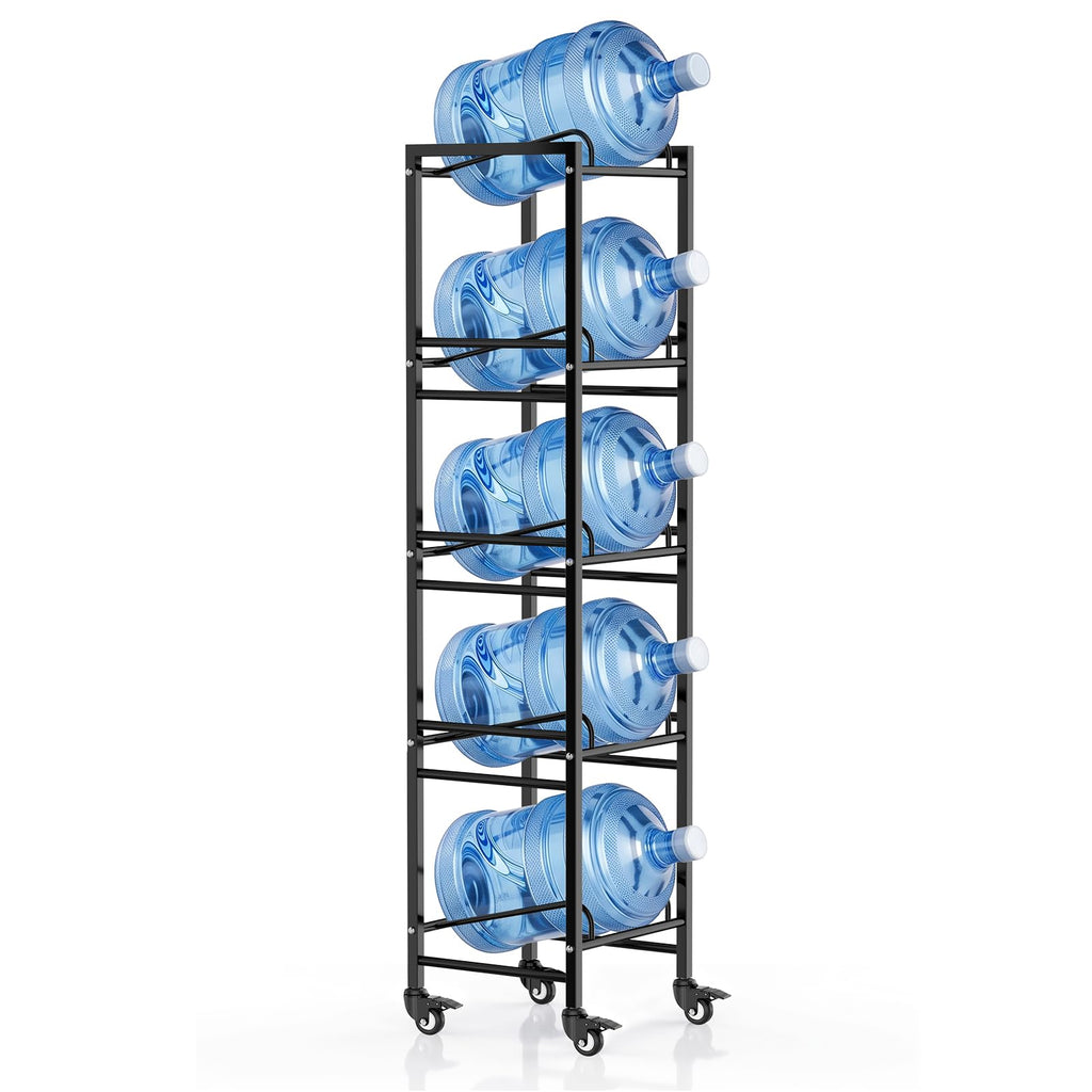 5 Gallon Water Jug Holder with 4 Locking Casters E22408