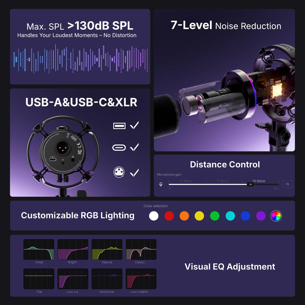XLR/USB Dynamic Microphone Kit K33078