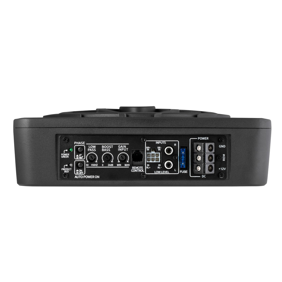 10" Inch Low Profile Underseat Car Subwoofer with Built in Amplifier E273027